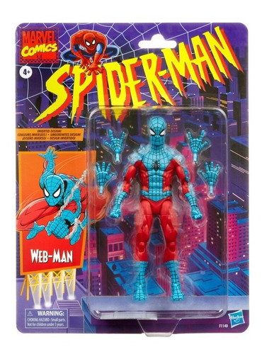 Boneco Articulado Spiderman - Web-man Retro Hasbro F1140