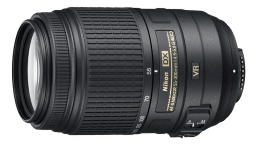 Lente Nikon Modelo Af-s Dx Nikkor 55-300 Mm F/4.5-5.6g Ed Vr