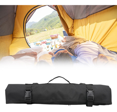 Mat De Campamento Al Aire Libre Almohadilla Para Negro