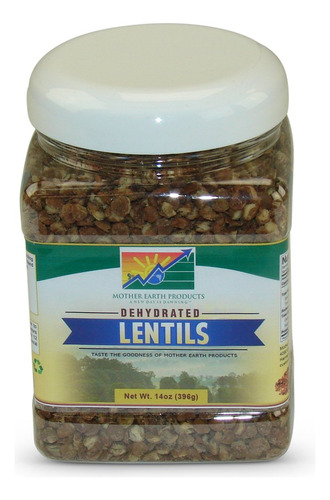 Madre Tierra Productos Dehydrated Las Lentejas, Quart Jar