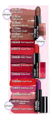 Labial Ultra Mate Y Mate Efecto Seda Avon Con Fps 15 Color Velve raspberry