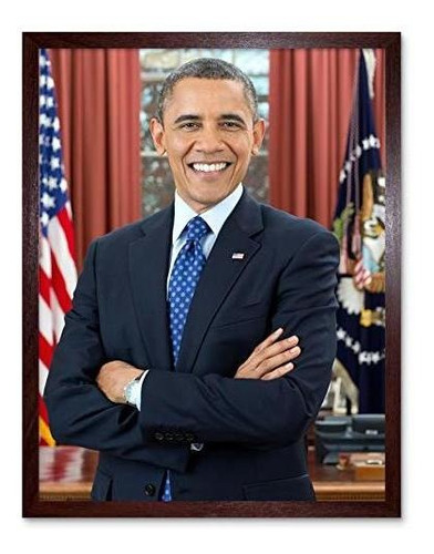 Souza Retrato Presidente De Estados Unidos Barack Obama Foto