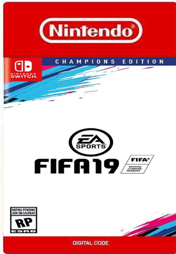 Fifa 19 Champions Edition Nintendo Switch Codigo Eshop