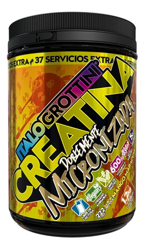 Italo Grottini Creatina Doblemente Micronizada 1,2 Kg Mango 