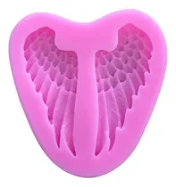 Comprar Molde De Silicona Con Alas De Angel Para Fondant Angulo De