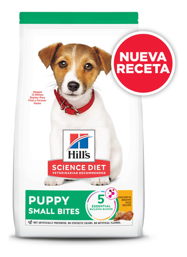 Alimento Hill's Puppy Small Bites 2.0 Kg