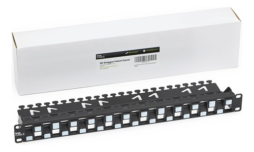 Panel De Parcheo Modular De 24 Puertos 19 En 3-d