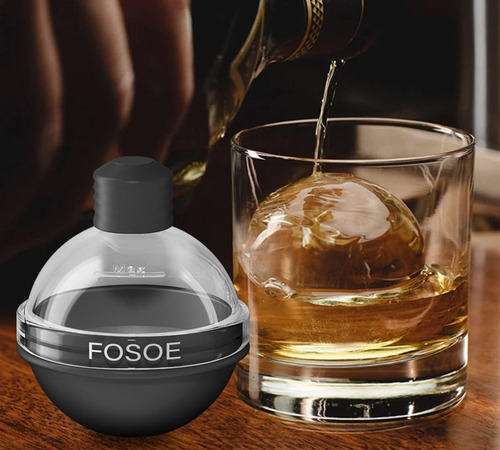 Moldes De Silicona Para Bolas De Hielo Para Whisky, Juego...