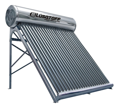Termotanque Solar Calefón 200 Litros Lusqtoff CL-SOL200R Plateado