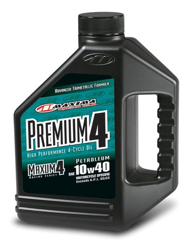 Maxima Racing Oils 349128-3pk Premium4 10w40 Aceite Para Mot