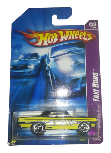 Plymouth Road Runner 1970 Series Taxis Hot Wheels Antaño