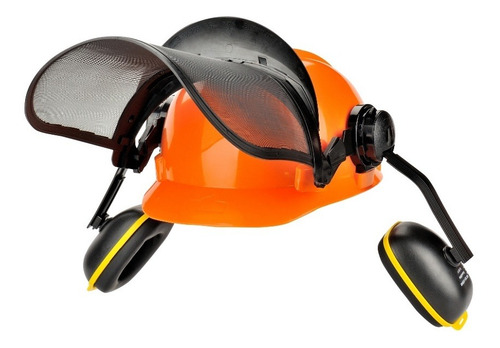 Imagen 5 de 7 de Casco Con Protector Facial Y De Oídos Equus Para Jardinería