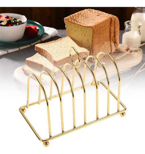 Soporte Para Estante Para Tostadas, Decoración De Oro