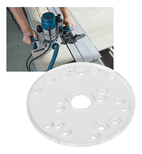 Router - Placa Base Universal (acrílico Con Tornillo De Cen