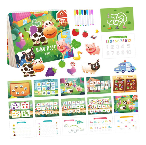 Libro De Calcomanías Para Niños Libros De Tema De
