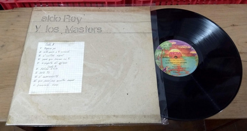 Aldo Rey Y Los Masters Regresa Ya 1977 Disco Lp Vinilo