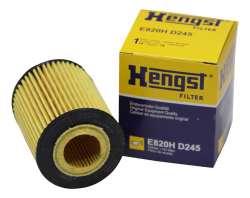 Filtro De Óleo Hengst E820h D245 Bmw 116i, 118i - Cód.9829