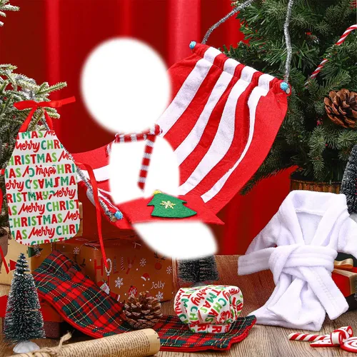 Kit De Accesorios Navideños Para Muñeca – Bata De Baño, Calcetines Y Saco De Dormir, Disfraz De Elfo Para Muñecas, Regalo De Navidad