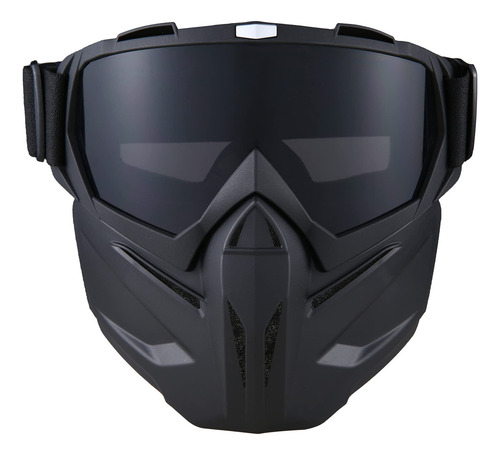 Máscara Táctica Broyeur Para Airsoft Y Paintball Negra