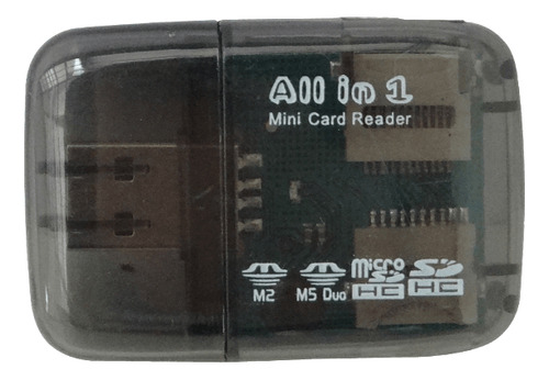 Lector Usb2.0 A-m Todo-en-1 Sd Msd Cf Ms Cf Mmc Tf M2 M5-duo