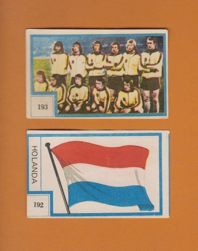 Futbol Holanda 1974 Naranja Mecanica Figuritas Album Uruguay