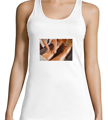 Musculosa Mujer Masajes Piernas Profesion Relax Aceite P2