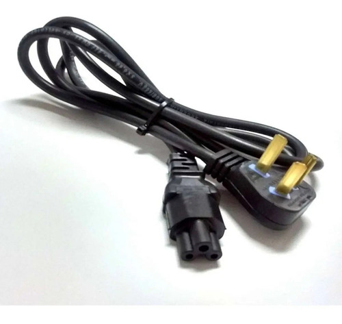 Imagen 1 de 2 de Cable Interlock 1.5m Tipo Trebol Power Para Notebook