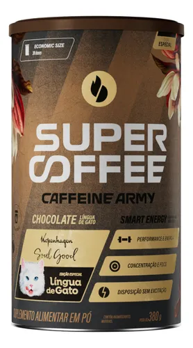 Supercoffee Lingua de Gato - Economic Size (380g) - Caffeine Army