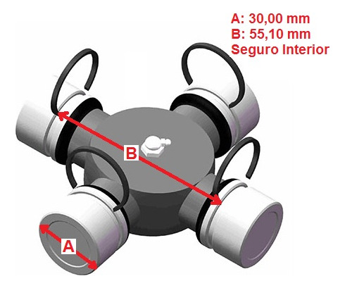 Cruceta 30.00mm U926 Hyundai Camion Hd72