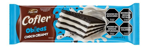 Obleas Cofler Choco Creamy X 91g - Tienda Kako