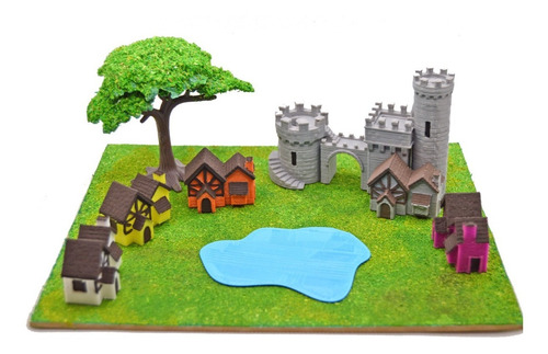 Maqueta Escolar Castillo Aldea