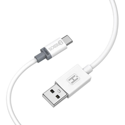 Cabo Rápido Usb Para Usb-c Hrebos 2 Metros 3.1a Turbo