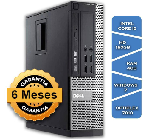 Imagem 2 de 6 de Pc Dell Optiplex 7010 Core I5 3470º Hd160 4gb Ram Win7 Small