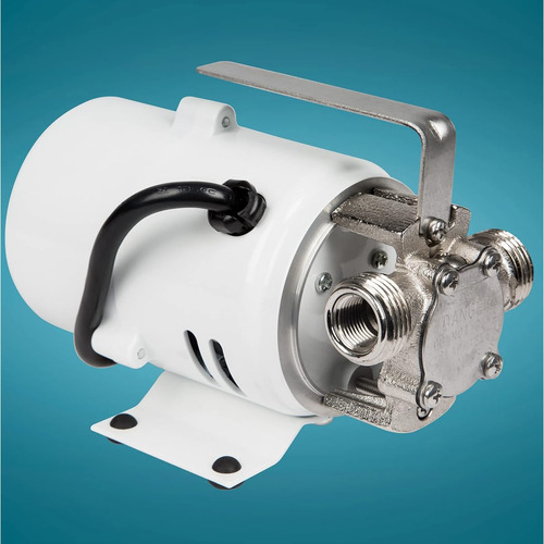 Bomba Utilitaria De Laton Chapado 360 Gph Color Blanco