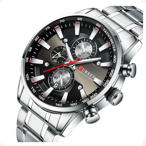 Reloj Curren Elegante De Hombre Sub Esferas Funcionales 