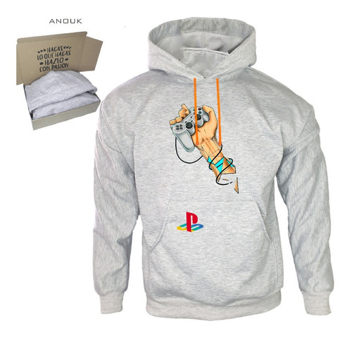 Imagen 3 de 10 de Buzo Hoodie Personalizable Saco Play Station Gamer Unisex