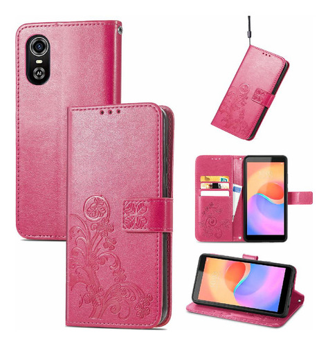 Funda For Zte Blade A31 Plus Funda De Cuero Flip Cover