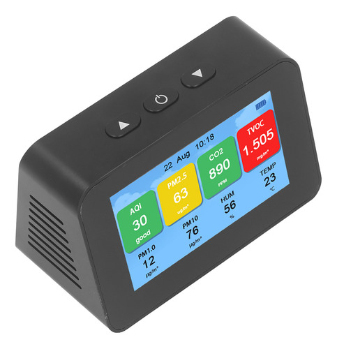 Detector De Co2 Para Interiores, Monitor De Calidad Del Aire