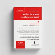 Comprar Ordoñez Medios De Prueba En El Proceso Penal Volumen 2