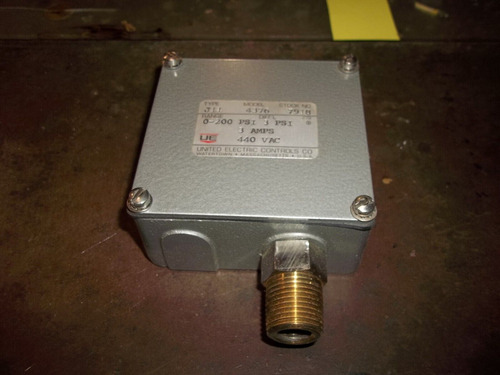 Nib United Electric Model 4376 Type J11 Pressure Switch  Vvp