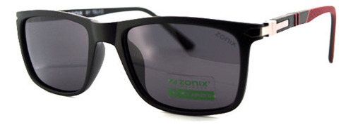 Lentes De Sol - Zonix 181019 Diseño Negro Y Rojo