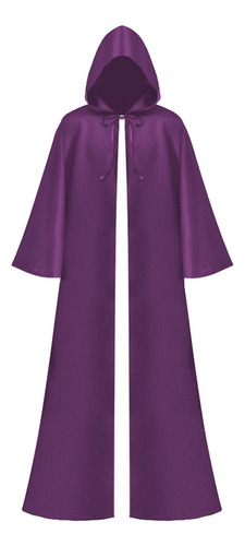 Capa Con Capucha De Halloween Para Disfraz, Violeta Xxl