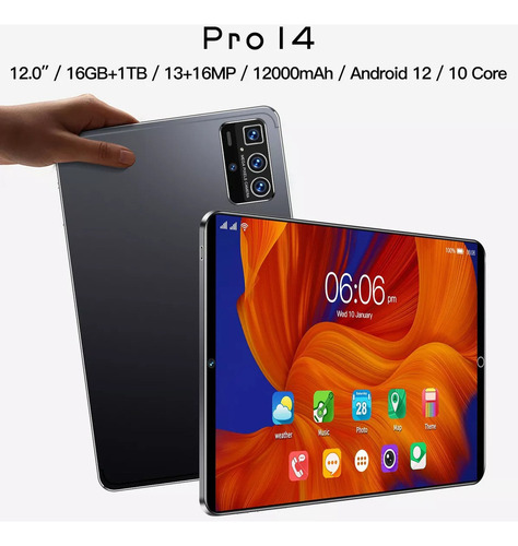R0x Tableta Inteligente Android Barato Wifi 10.1pulgadas
