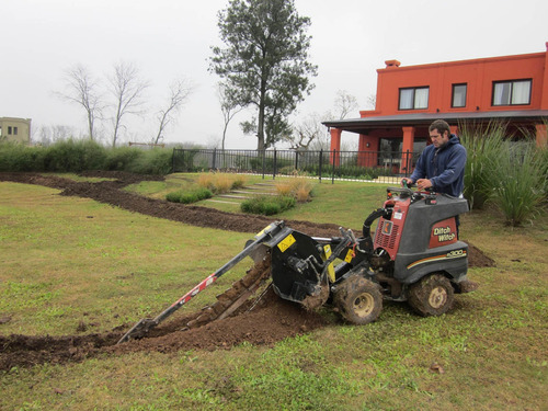 Zanjadora Zanjeo Instalaciones Tunelera Agua Cloacas