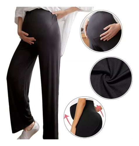 Pantalon Maternal De Algodón Calza De Maternidad Mujer