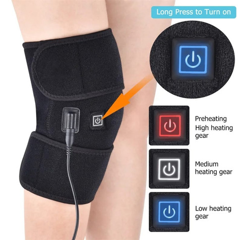 Rodillera Térmica Soporte De Rodilla Con Calentador 3 Nivele