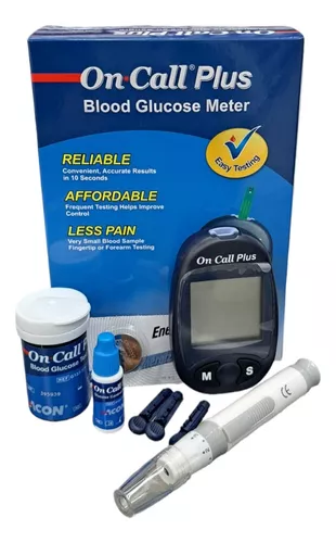 Kit Medidor de glucosa + 50 Tiras reactivas On Call Plus