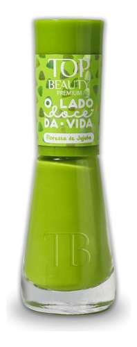 Esmalte 12free Top Beauty Lado Doce Da Vida Floresta Jujuba Cor Floresta De Jujuba