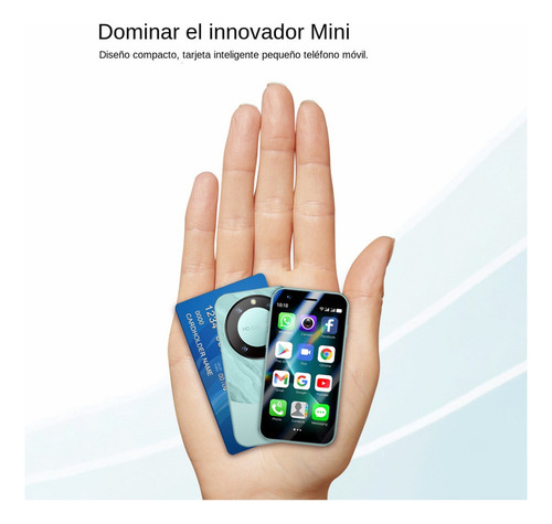 Mini Teléfono Inteligente F8 Pro Max, 2 Gb De Ram, 16 Gb,