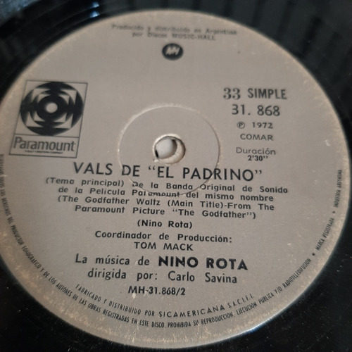 Simple Nino Rota Carlo Savina Paramount C17 